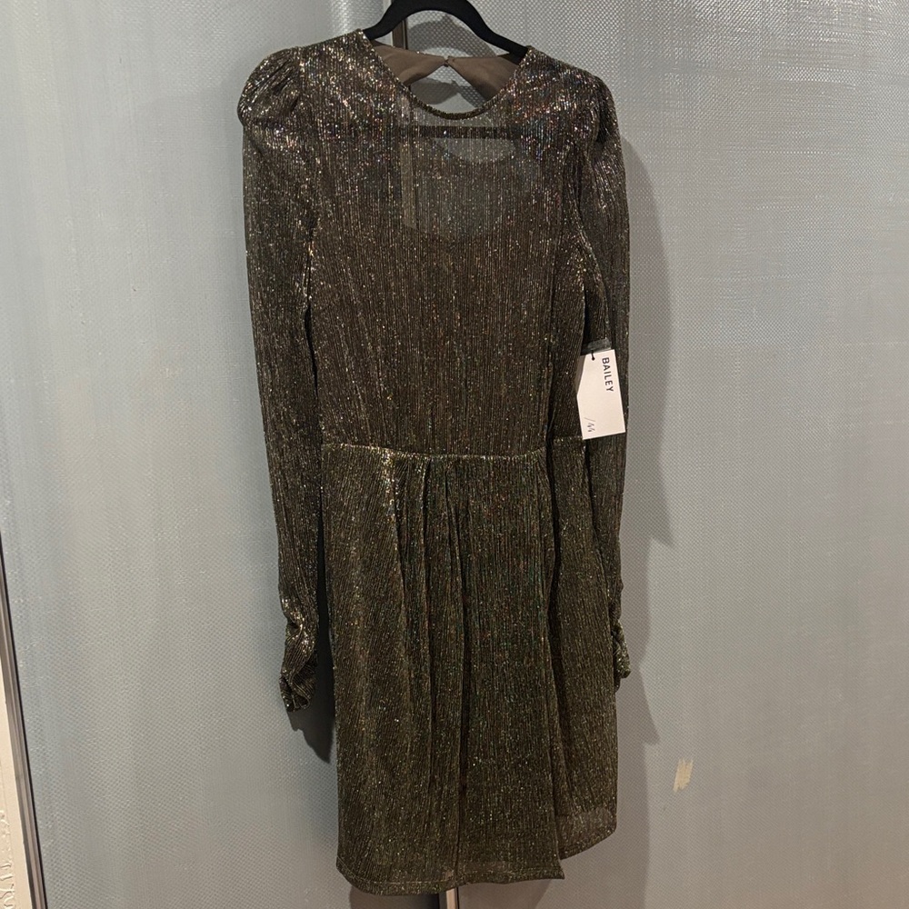 NWT!! Bailey 44 Cocktail Attire Metallic Dress